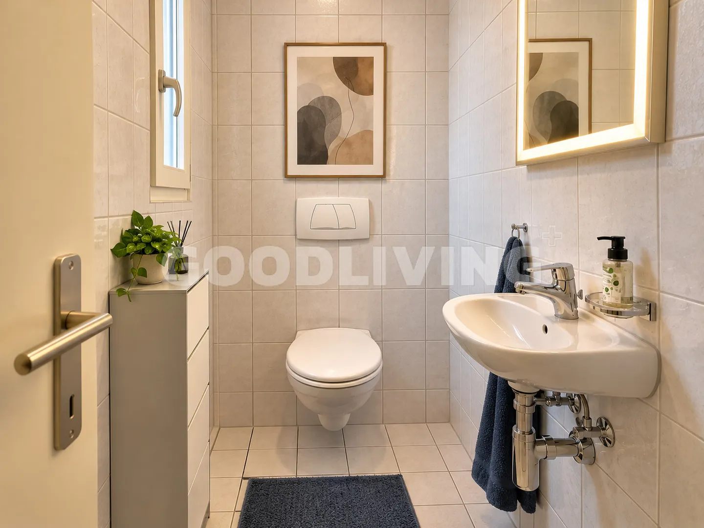 Appartement exclusif de 4,5 pièces au rez-de-chaussée avec terrasse de jardin et étang de baignade à Arlesheim - Photo 5 sur 10