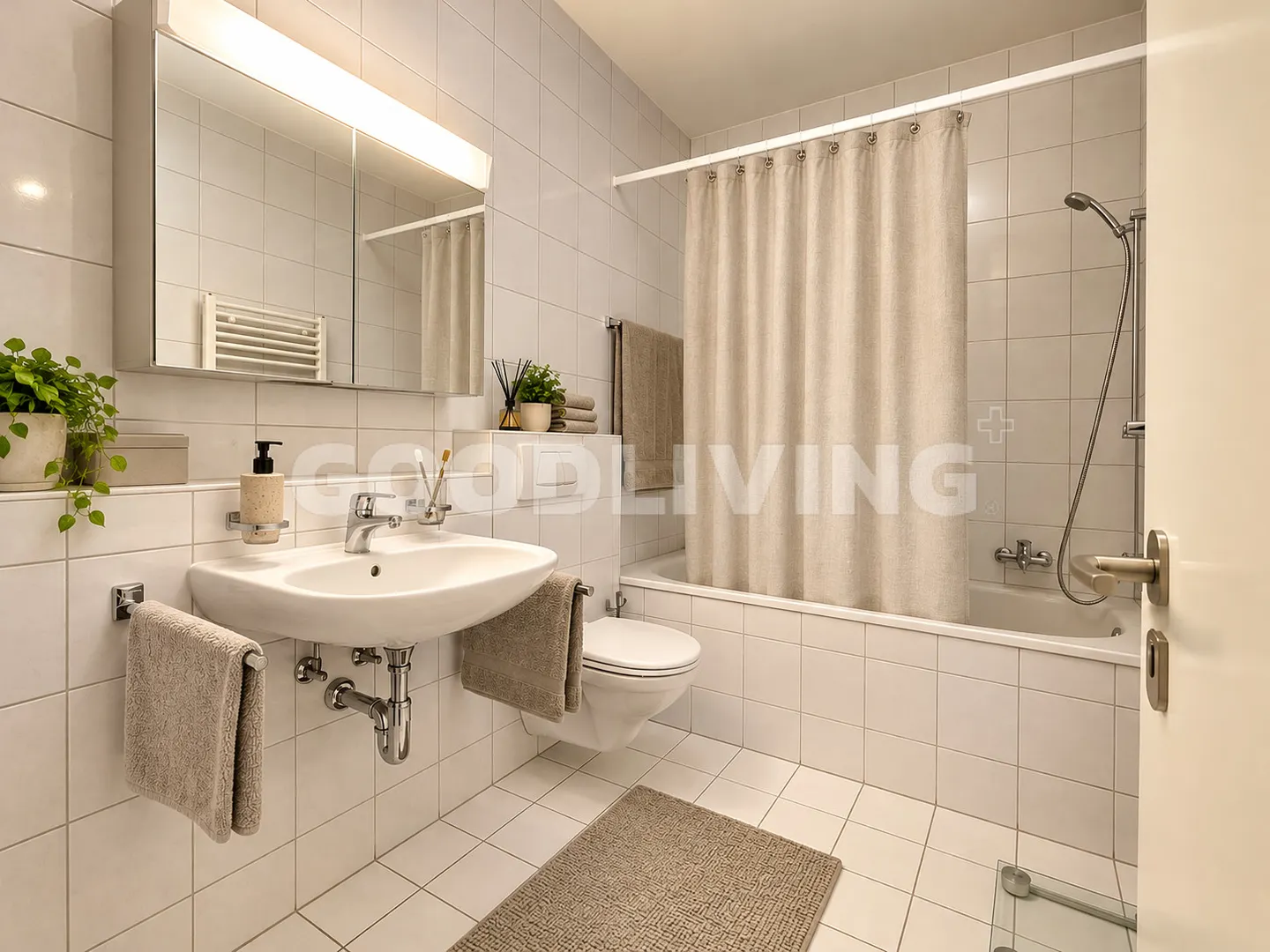 Appartement exclusif de 4,5 pièces au rez-de-chaussée avec terrasse de jardin et étang de baignade à Arlesheim - Photo 6 sur 10