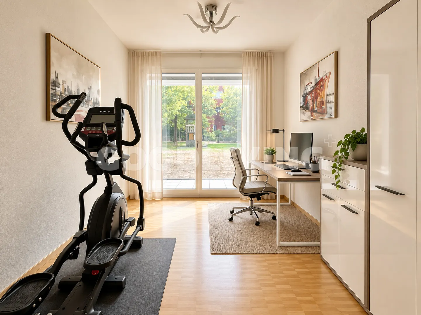 Appartement exclusif de 4,5 pièces au rez-de-chaussée avec terrasse de jardin et étang de baignade à Arlesheim - Photo 7 sur 10