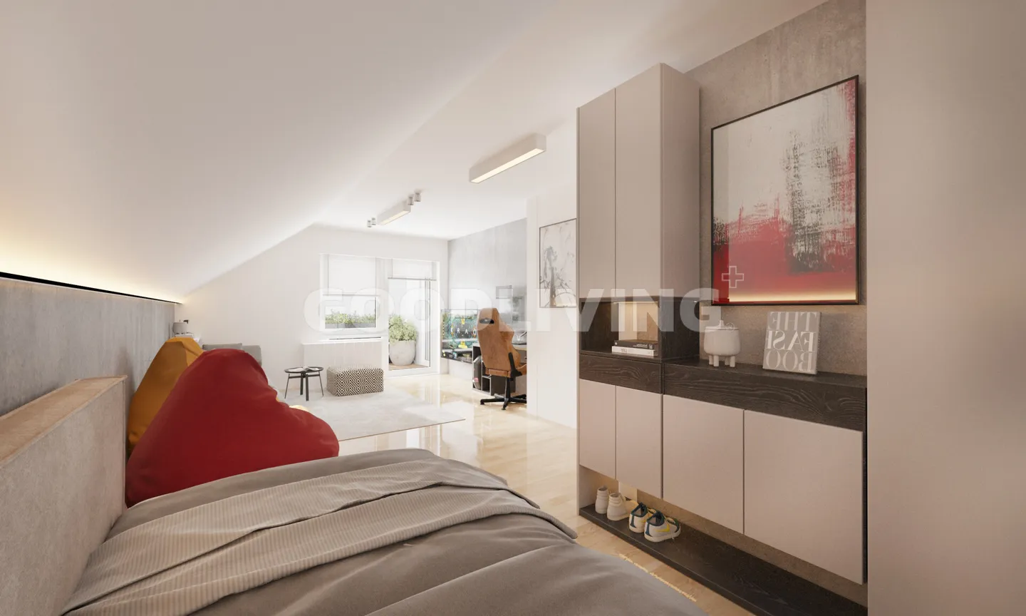 Maisonette penthouse exclusive avec vue - Box de garage inclus dans le prix - Photo 13 sur 13