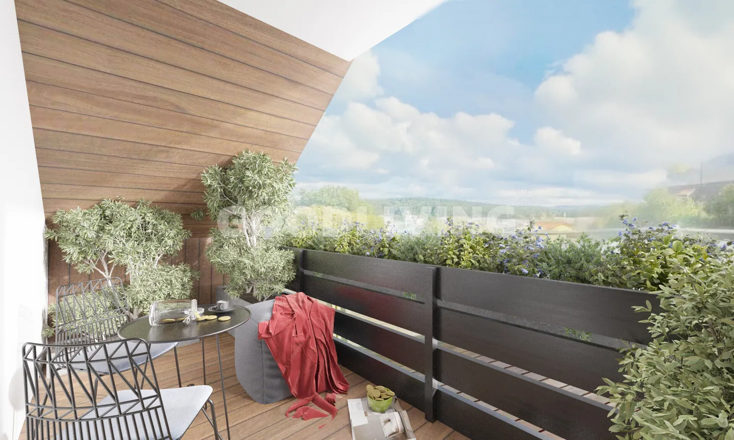 Maisonette penthouse exclusive avec vue - Box de garage inclus dans le prix - Photo 4 sur 13