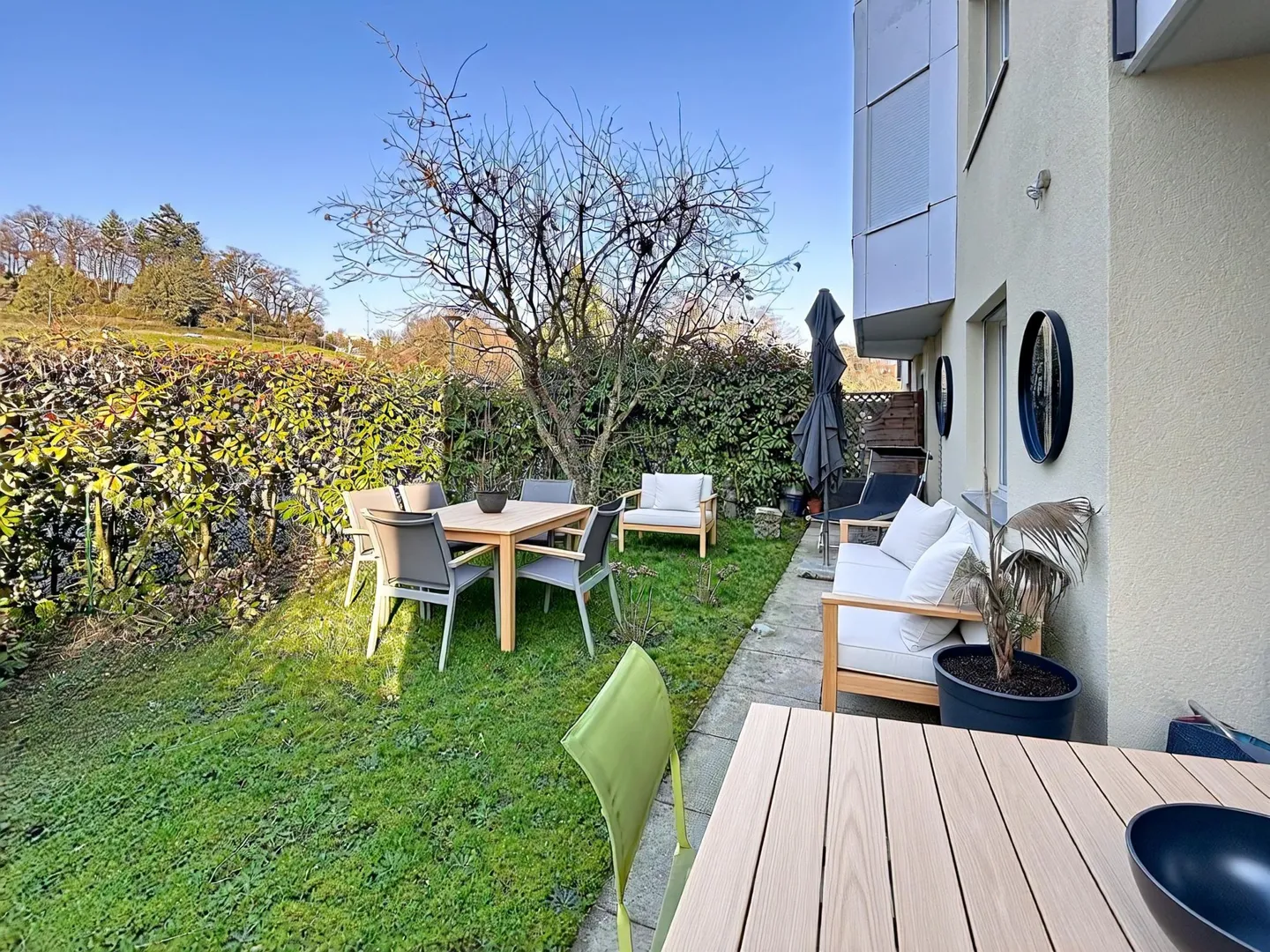 Geräumige 4,5 Zimmer mit 2 Terrassen und Garten in Prilly - Foto 7 von 8