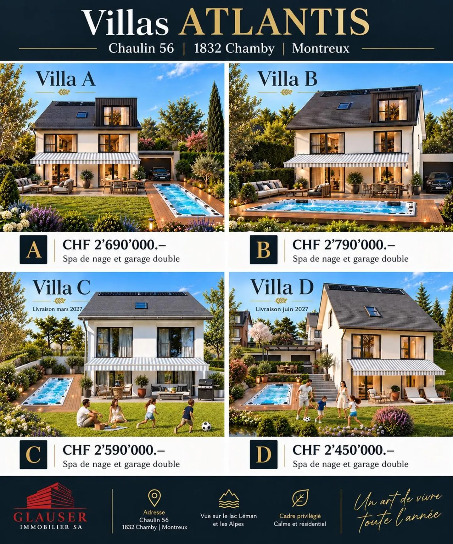 ATLANTIS | 4 exceptional individual villas | Chamby-Montreux - Photo 10 of 10
