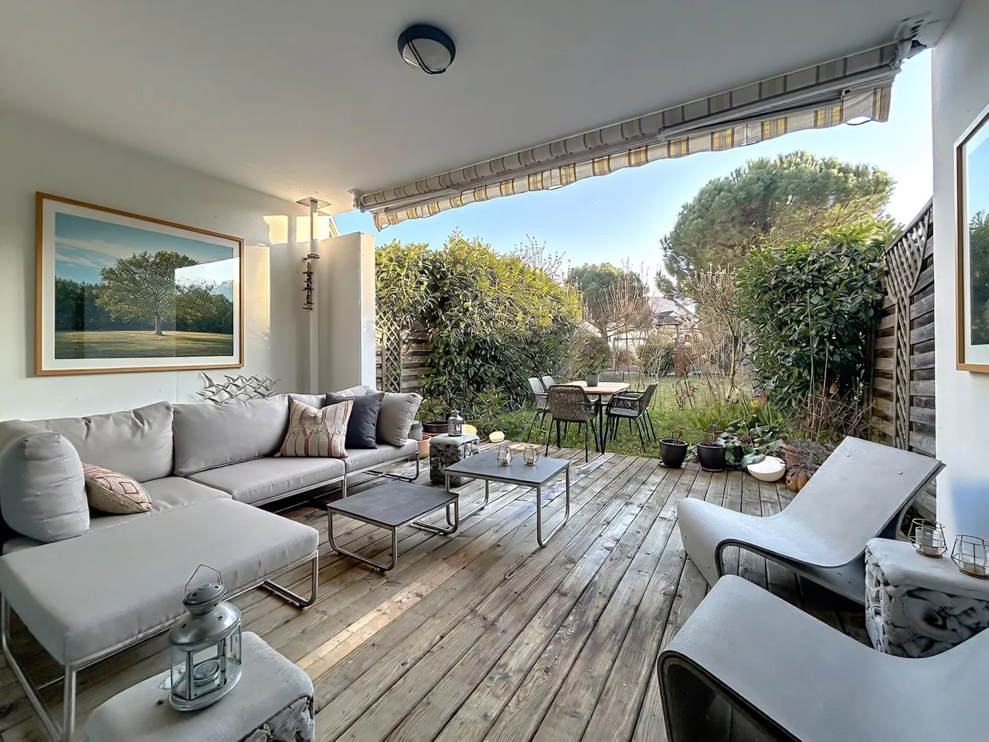 Geräumige 4,5 Zimmer mit 2 Terrassen und Garten in Prilly - Foto 2 von 8