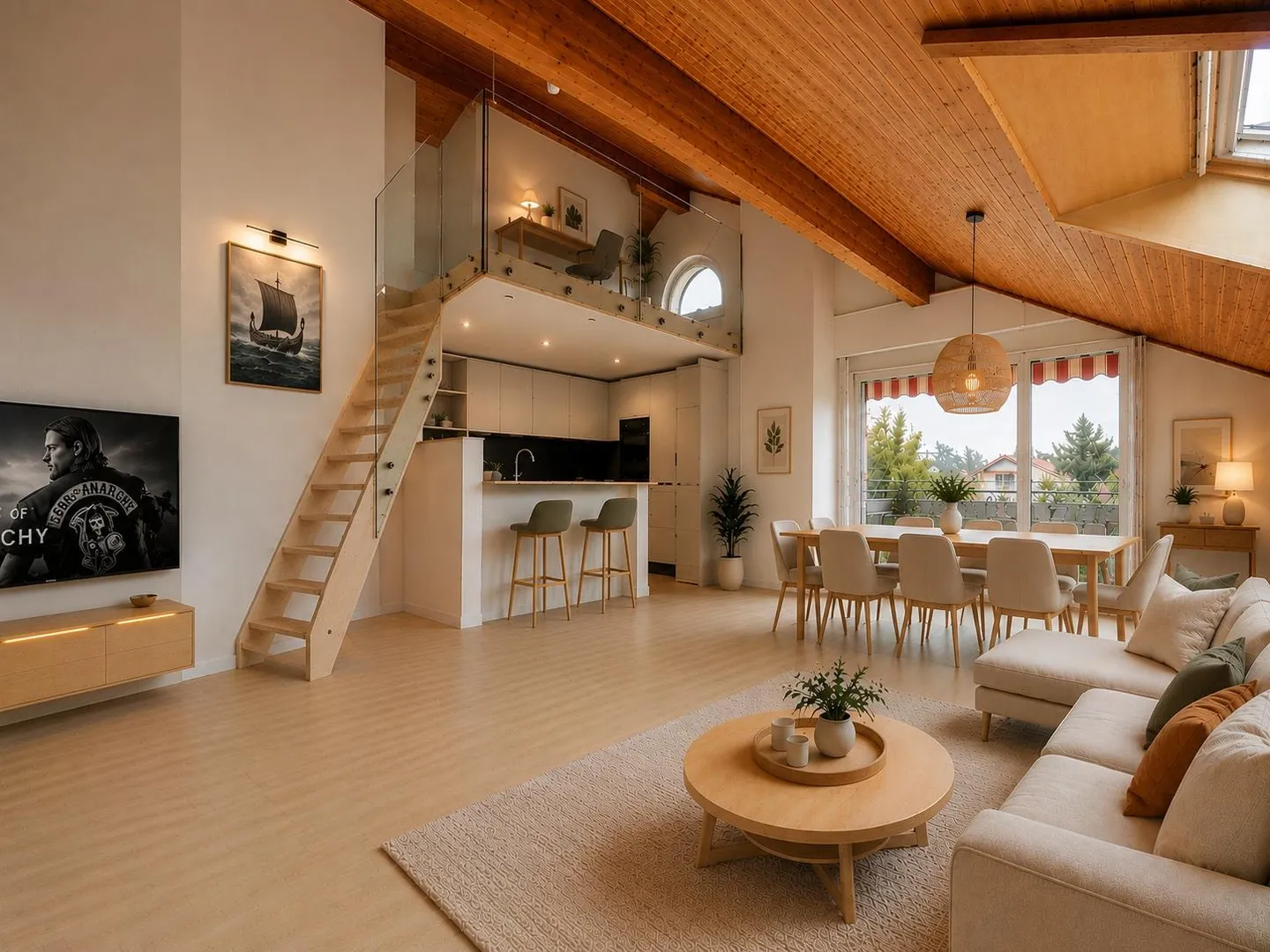 Geräumige und renovierte Dachwohnung | Tolochenaz - Foto 1 von 9