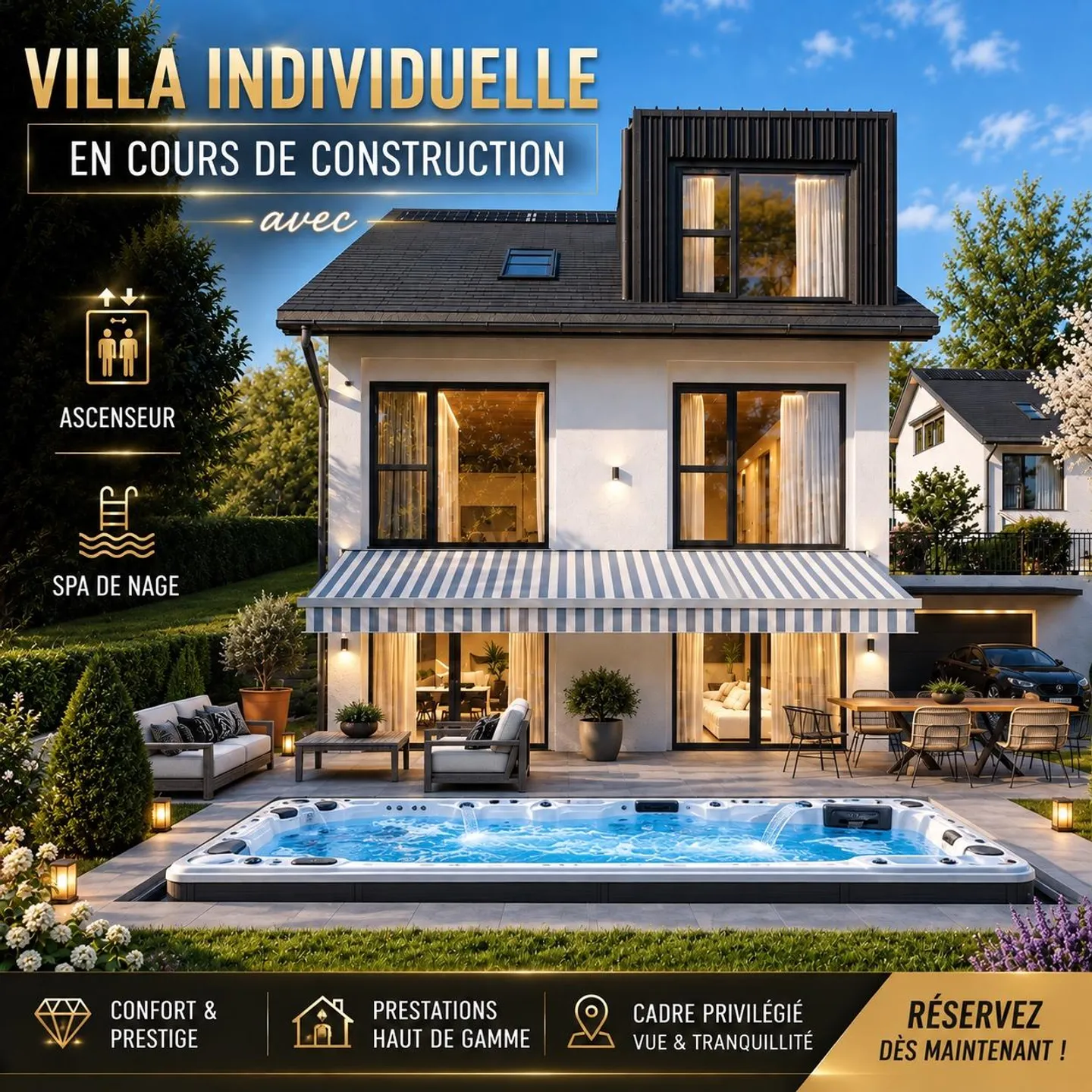 Villa Individuelle | Ascenseur | Spa de nage - Foto 1 di 8