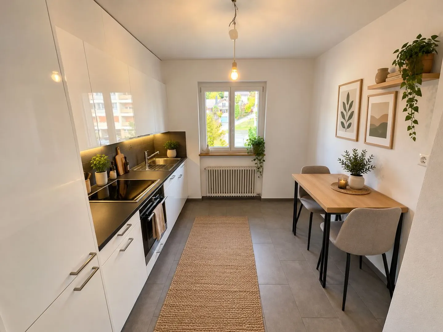 Angenehme 3-Zimmer-Wohnung mit Balkon, nahe der Natur und Schulen - Foto 2 von 6