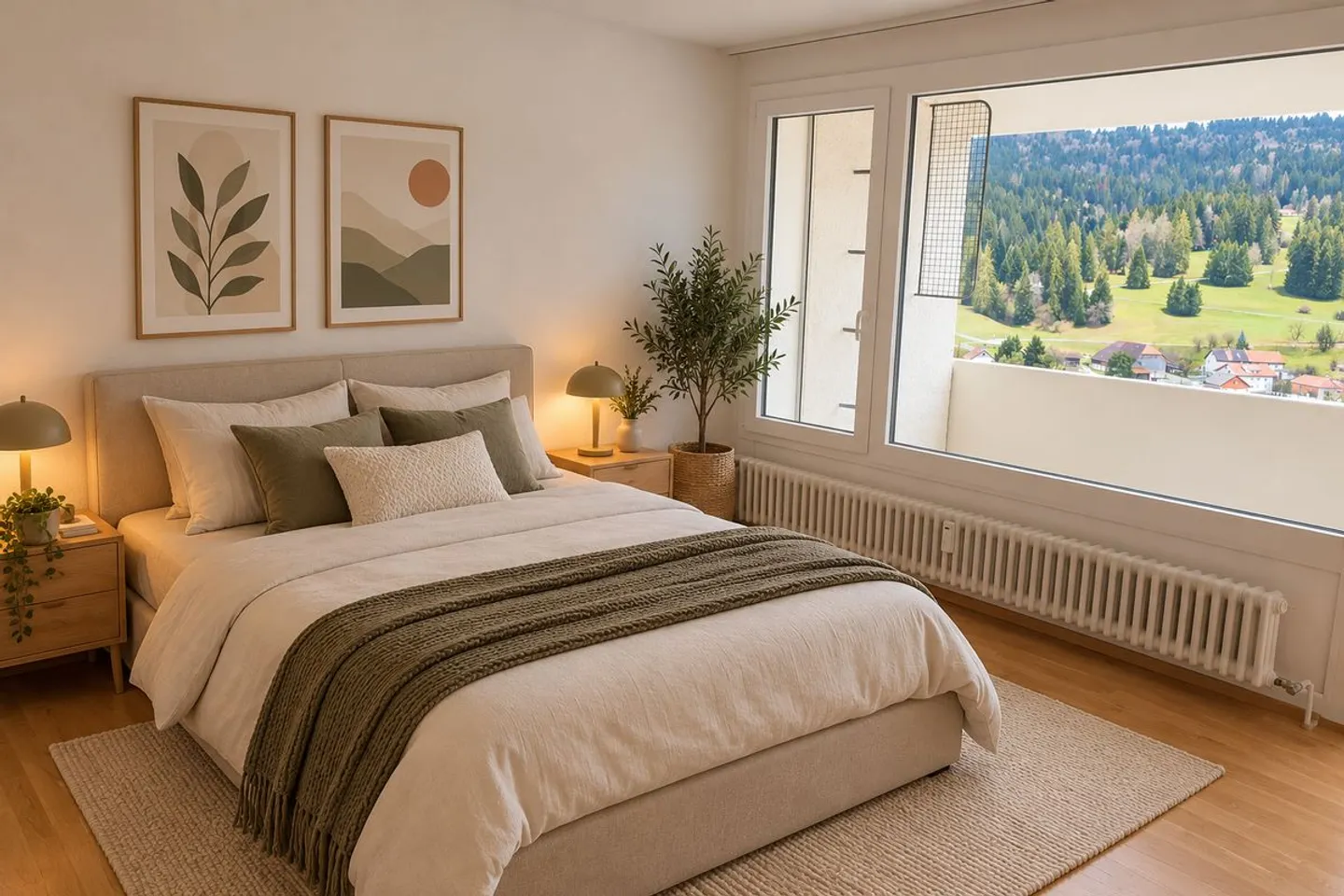 Bel appartement de 3 pièces avec deux balcons et ascenseur - Photo 4 sur 5