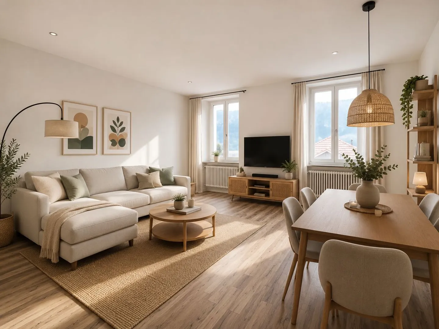 Bel appartement de 3 pièces - Photo 1 sur 6