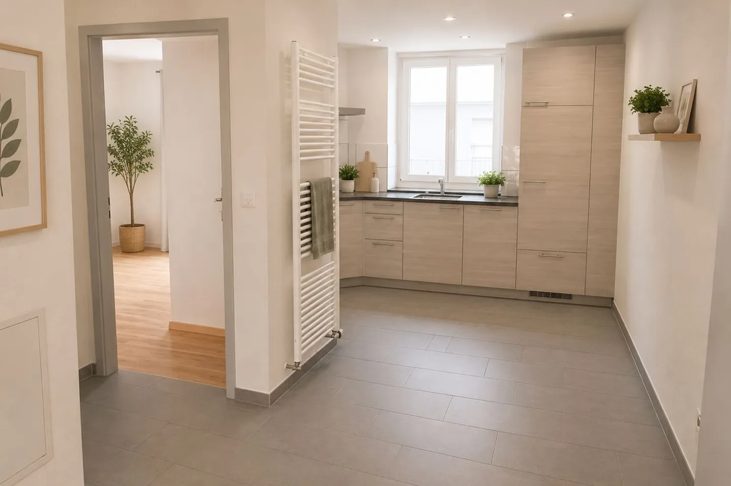 Helle 3-Zimmer-Wohnung im Dorfzentrum - Foto 1 von 4