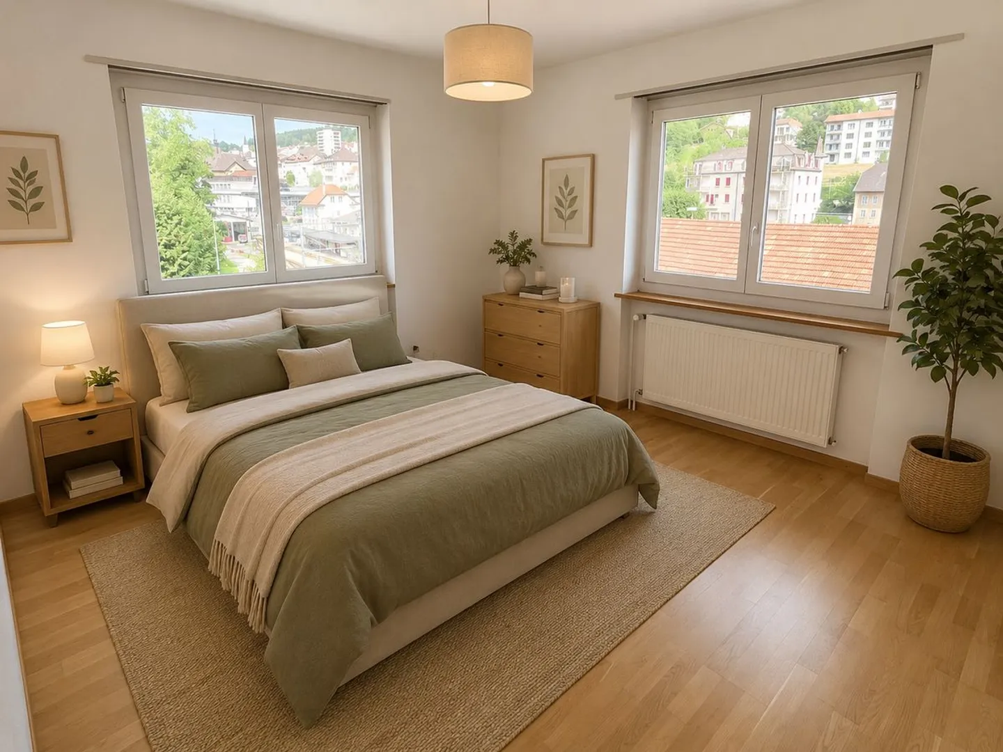 Charmant appartement de 3 pièces lumineux avec balcon - Foto 3 von 7
