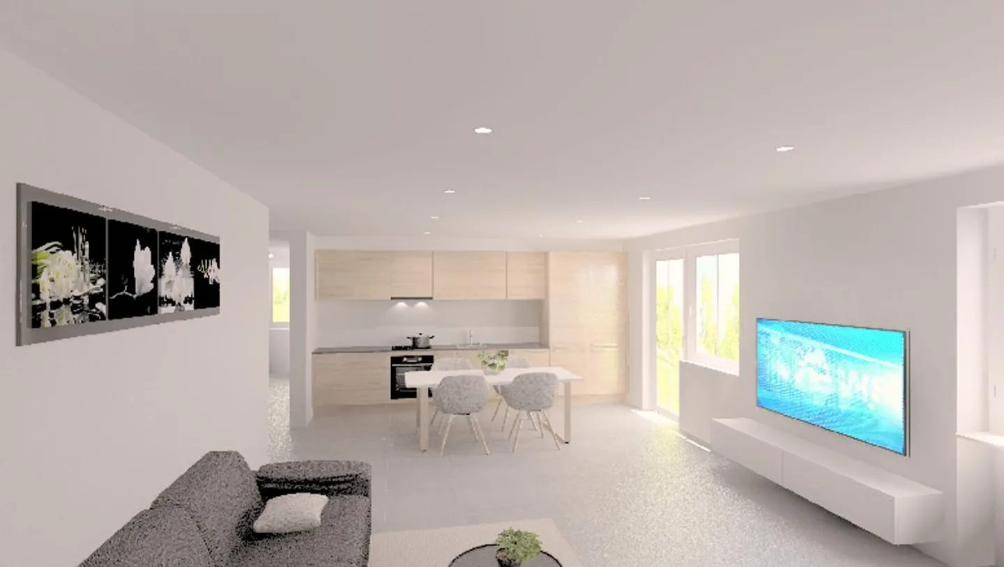 Magnifique appartement refait à neuf - 4.5 pièces avec balcon plein Sud - Photo 2 sur 2