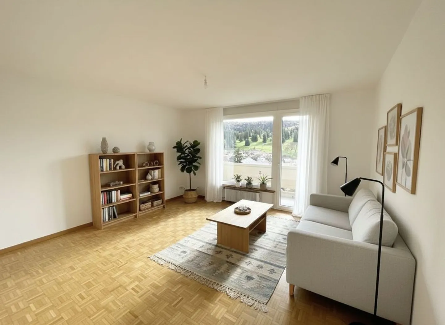 3-room apartment for rent with balcony - Photo 1 of 6