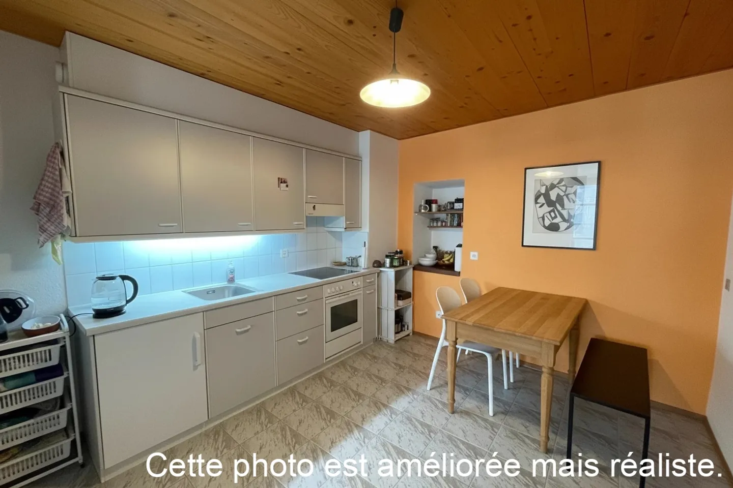 Charming 3.5-room apartment of 85 m² with wood-burning stove — Attractive price - Photo 4 of 13
