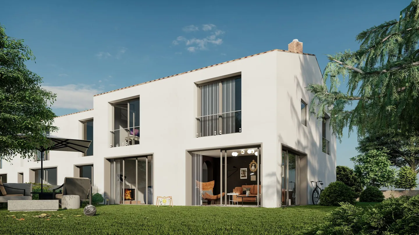 Progetto in costruzione a Bure - villa contemporanea con 126 m² di spazio abitabile, terrazza di 30 m² - Foto 2 di 2