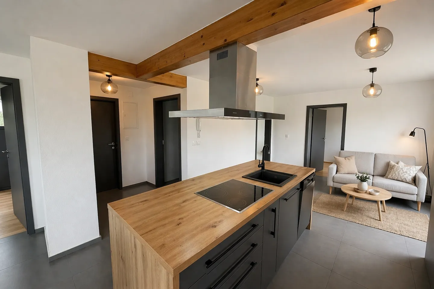 4,5-Zimmer-Wohnung von ca. 80 m² mit Gemeinschaftsgarten und Garage - Foto 1 von 13