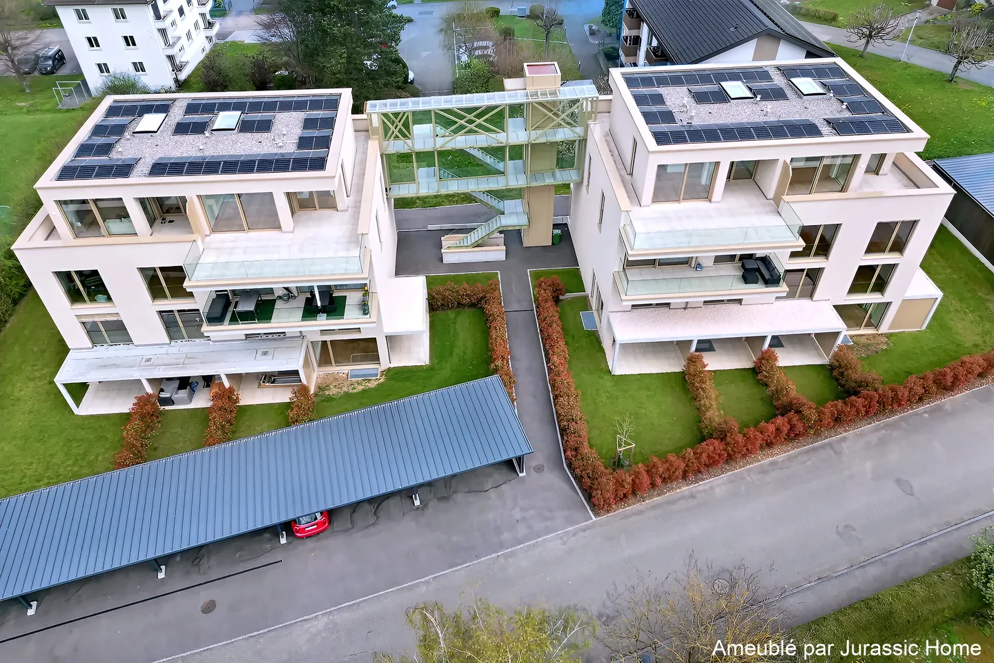 Magnificent bright triplex of 4.5 rooms with terrace in Porrentruy - Photo 4 of 13