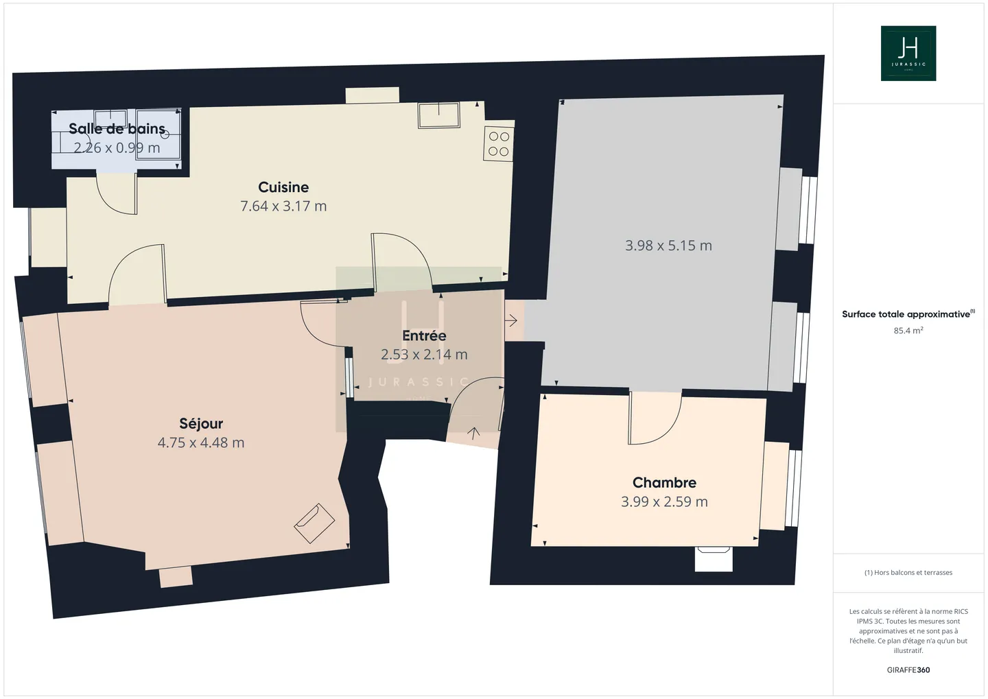 Charming 3.5-room apartment of 85 m² with wood-burning stove — Attractive price - Photo 13 of 13