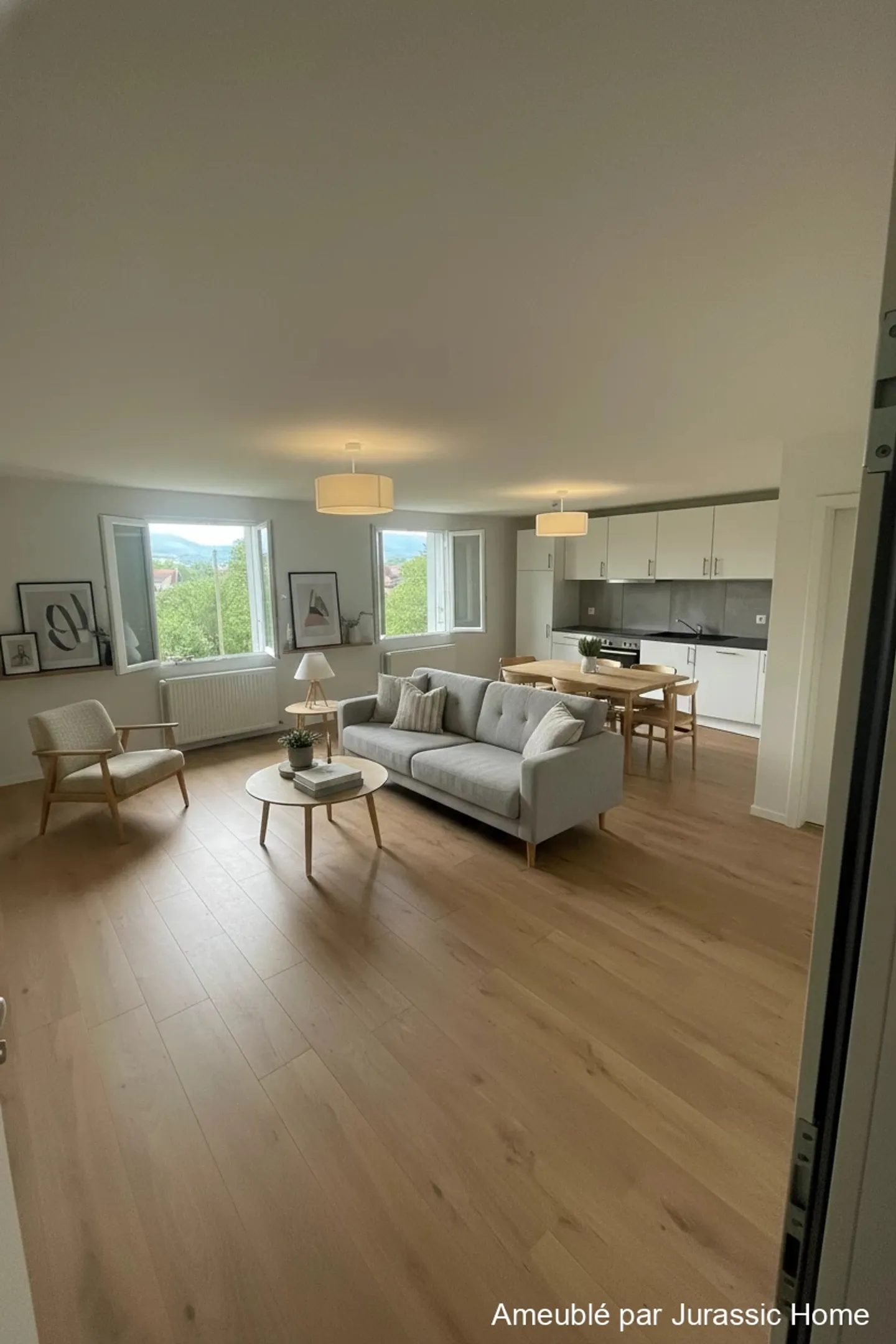 Charming 2.5 room bright apartment with parking space in a peaceful setting in Alle - Photo 1 of 10