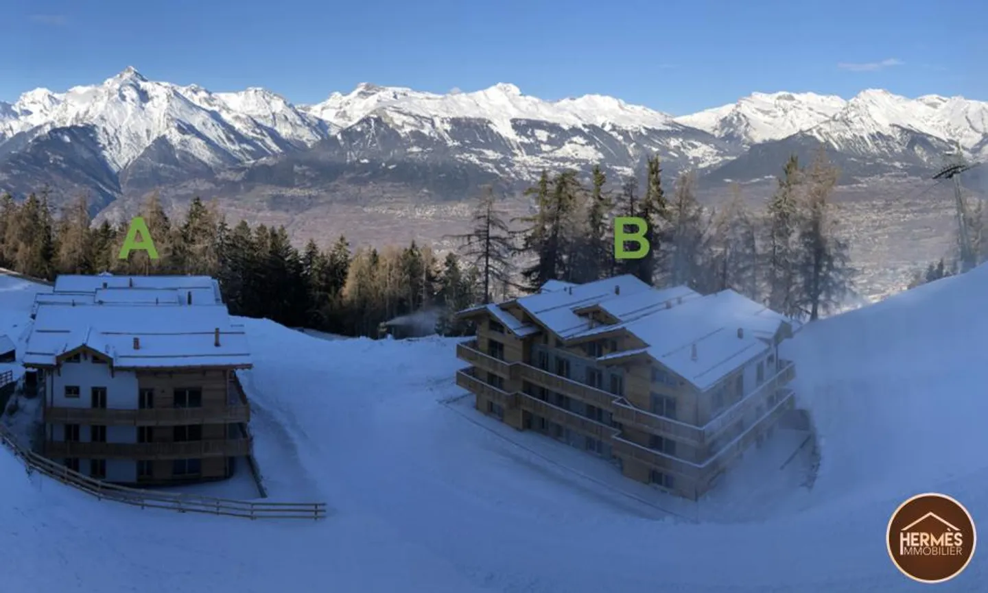 Superbo appartamento attico-duplex / ski-in &amp; ski-out sulle piste di Veysonnaz - Foto 13 di 13