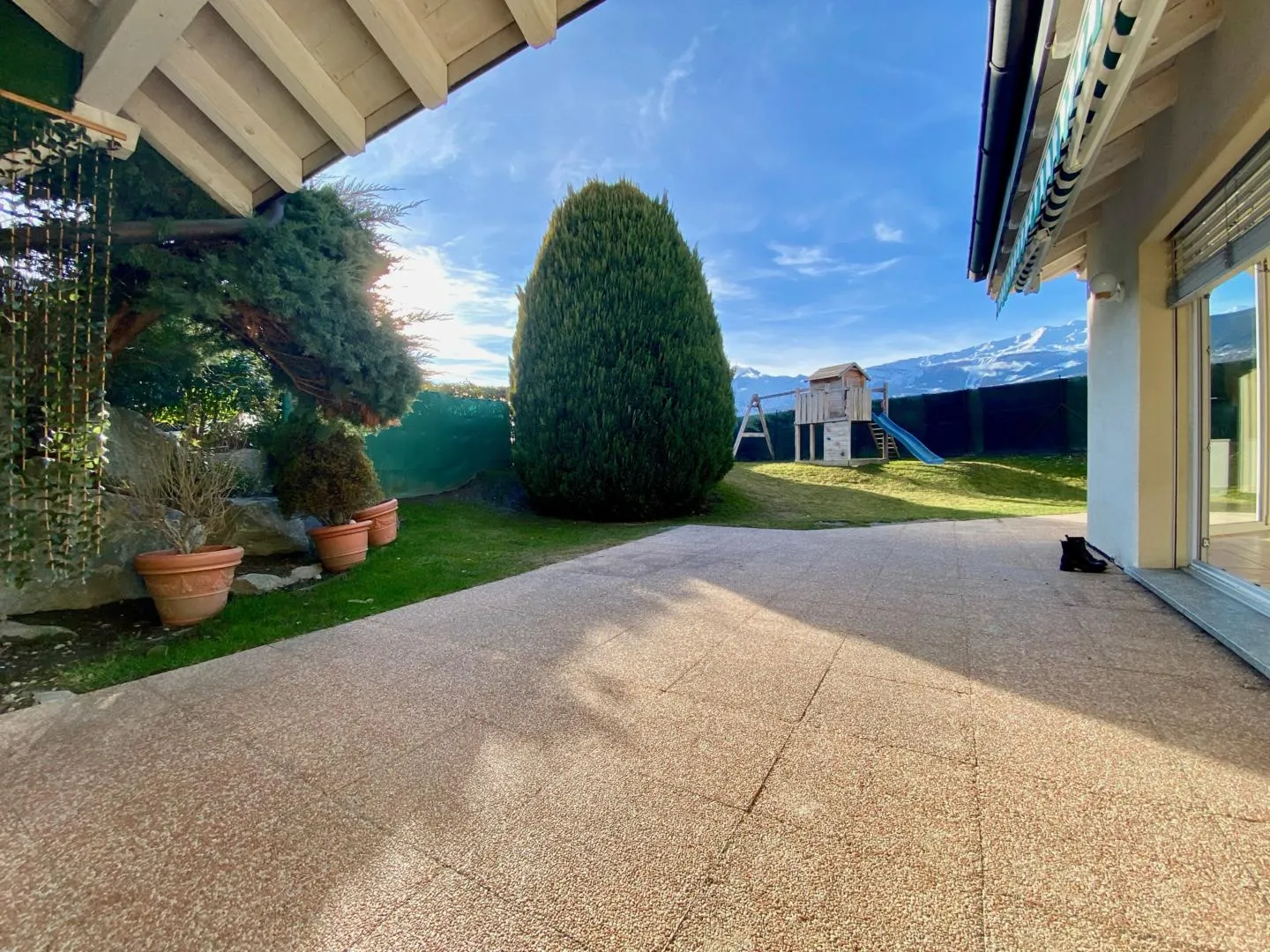 Posizione - Ampio appartamento di 4,5 locali con grande giardino privato a Bramois - Foto 5 di 13