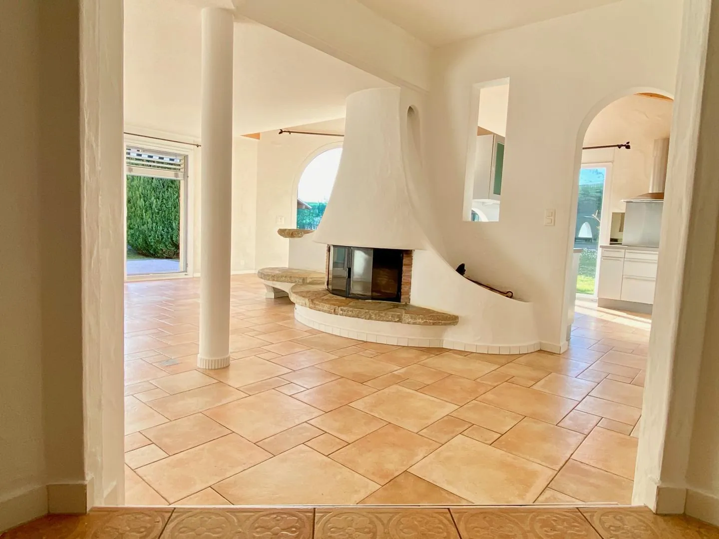 Posizione - Ampio appartamento di 4,5 locali con grande giardino privato a Bramois - Foto 8 di 13