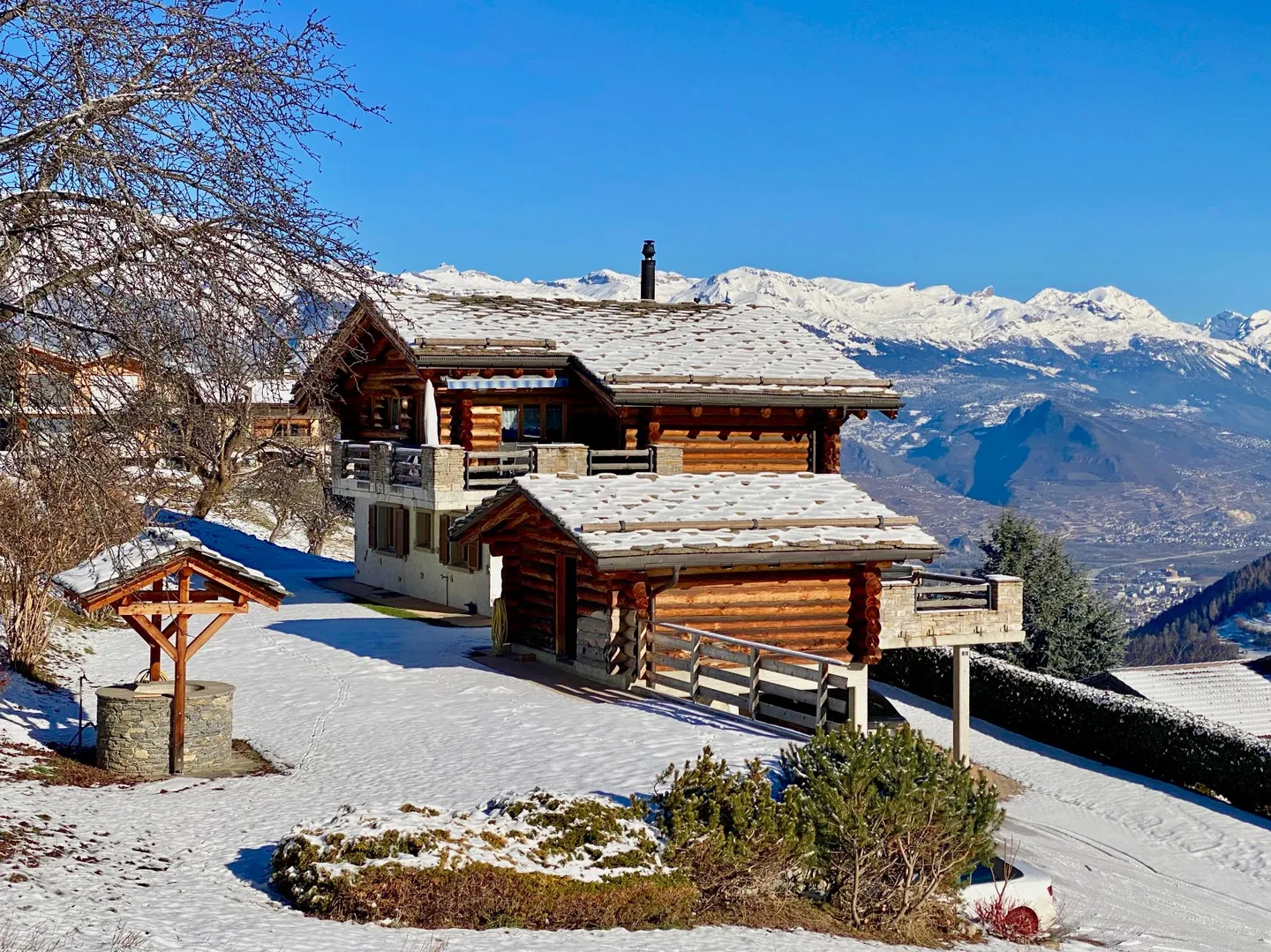 Wunderschönes Chalet-Villa in Nendaz - Ruhe, Aussicht, Komfort und Natur - Foto 2 von 13