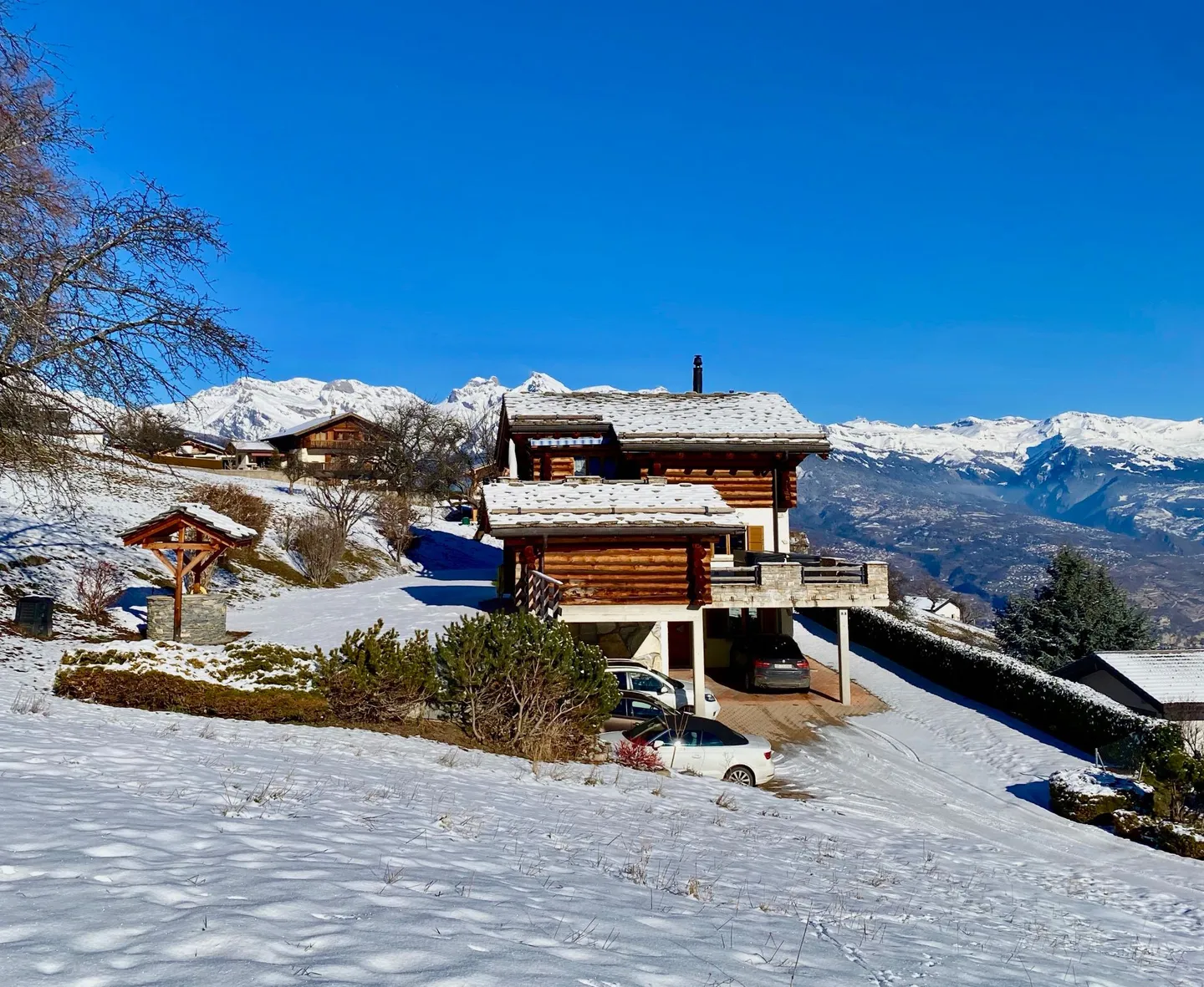 Wunderschönes Chalet-Villa in Nendaz - Ruhe, Aussicht, Komfort und Natur - Foto 5 von 13