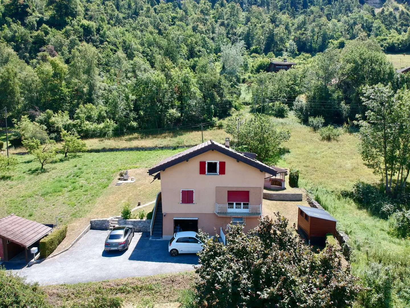 Detached house on the heights of Bramois (Sion) Bucolic setting, panoramic view, private access - Photo 4 of 13