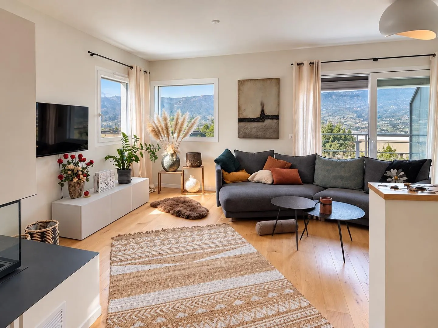 Magnifique villa de 4.5 pièces à Salins - Élégance, calme et vue sur la plaine du Rhône - Photo 6 of 13