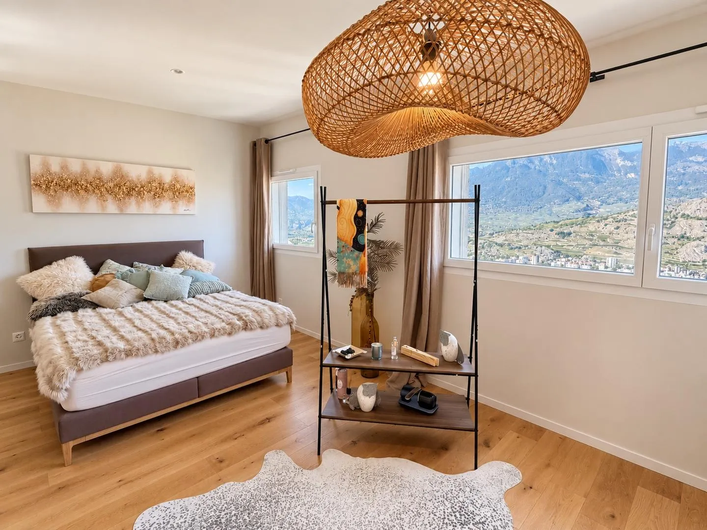 Magnifique villa de 4.5 pièces à Salins - Élégance, calme et vue sur la plaine du Rhône - Photo 12 of 13