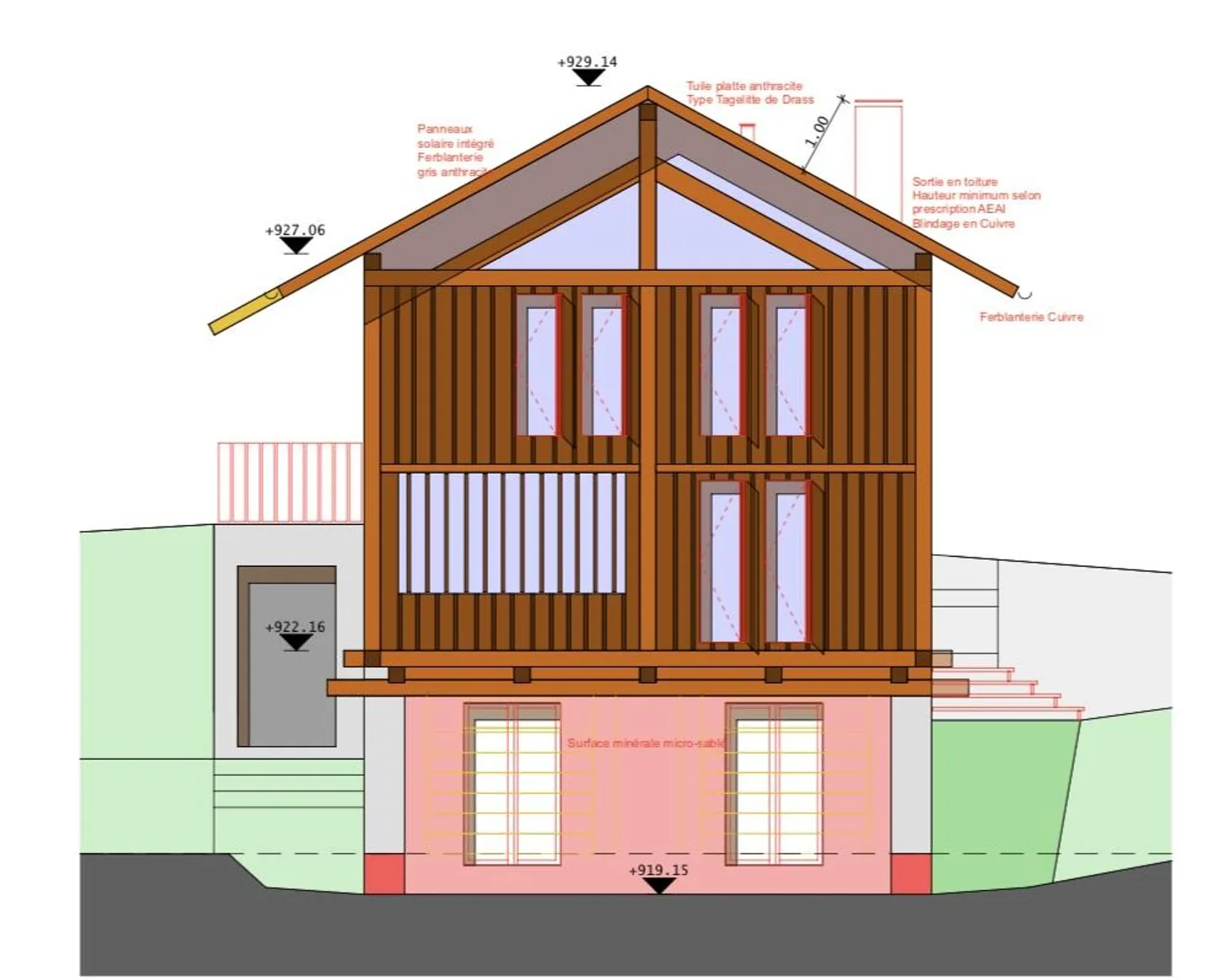 Grange de charme - Projet contemporain clé en main au coeur du vieux village de Vex - Photo 3 sur 13