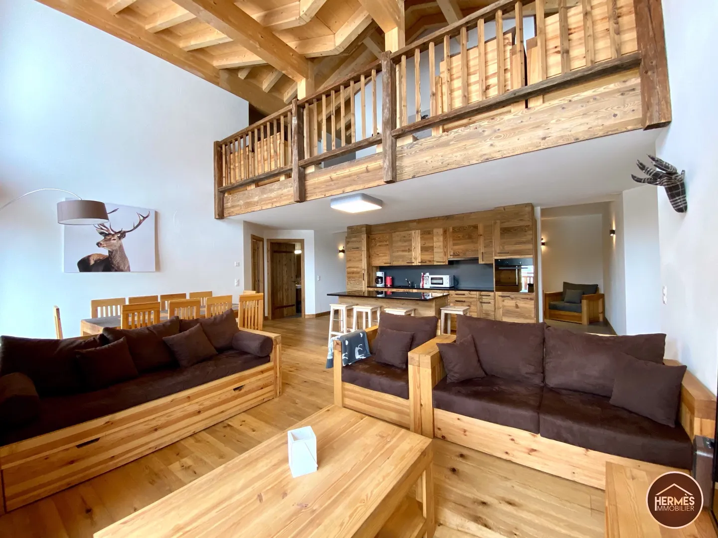 Superbo appartamento attico-duplex / ski-in &amp; ski-out sulle piste di Veysonnaz - Foto 3 di 13