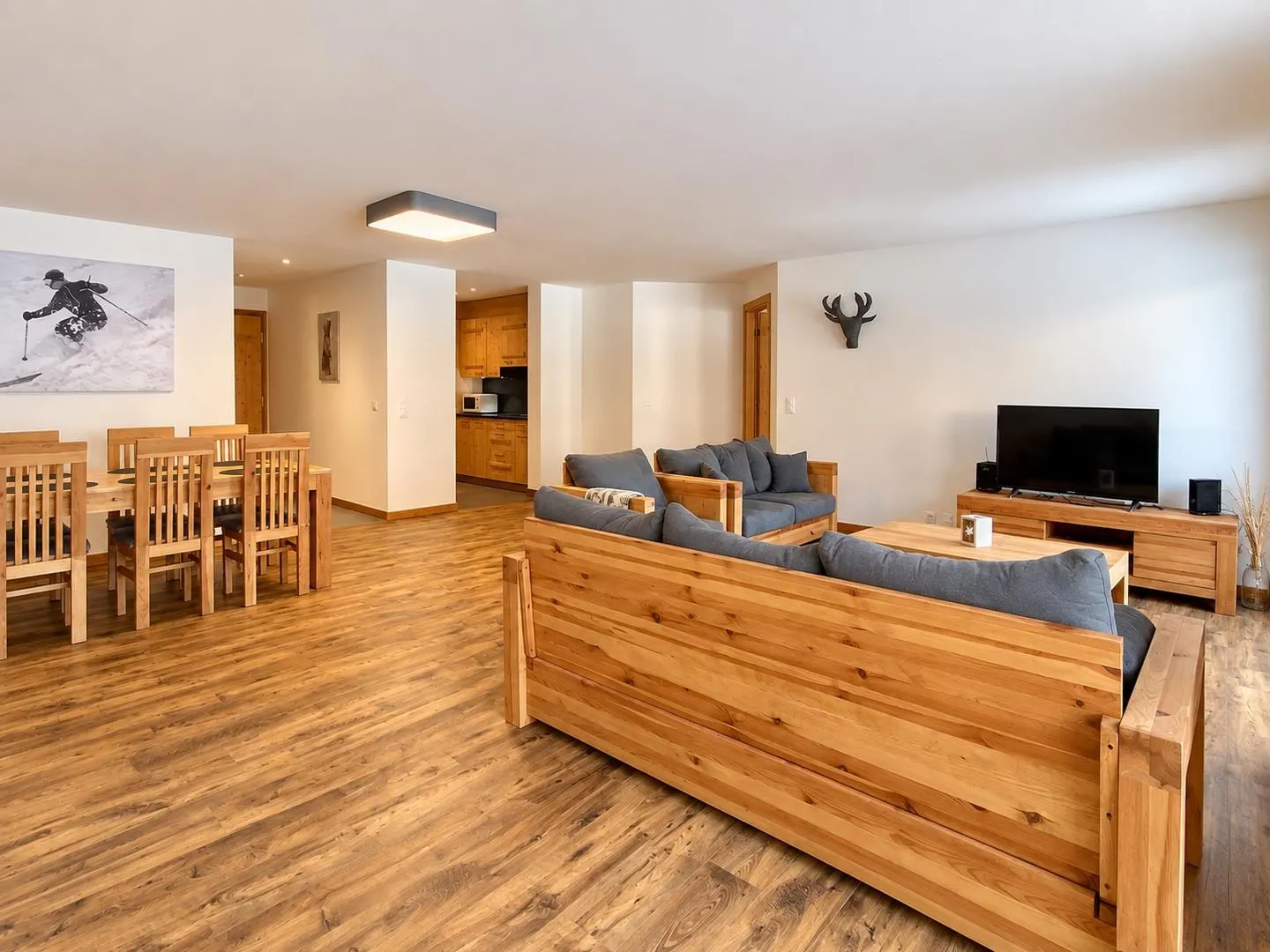 Wunderschöne Ski-in & Ski-out Wohnung an den Pisten von Veysonnaz - Foto 5 von 13