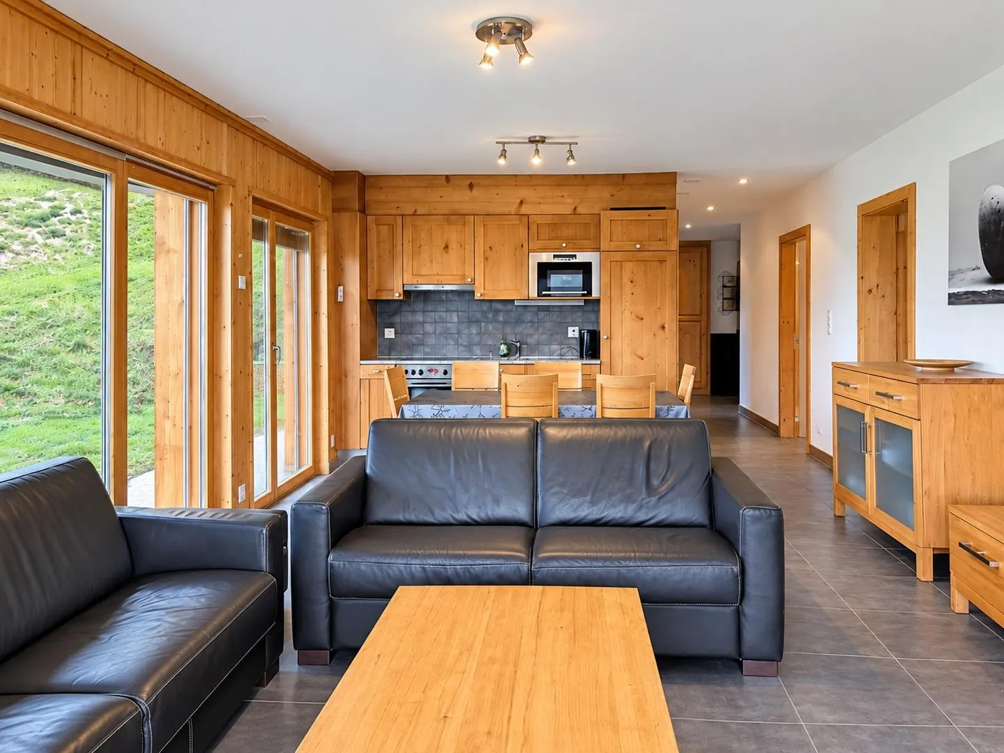Wunderschöne 4,5-Zimmer-Wohnung in Veysonnaz - Ski-in / Ski-out - Panoramaterrasse - Foto 9 von 13