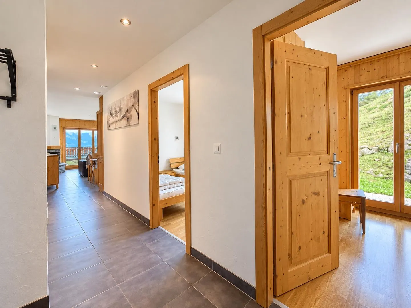 Wunderschöne 4,5-Zimmer-Wohnung in Veysonnaz - Ski-in / Ski-out - Panoramaterrasse - Foto 12 von 13