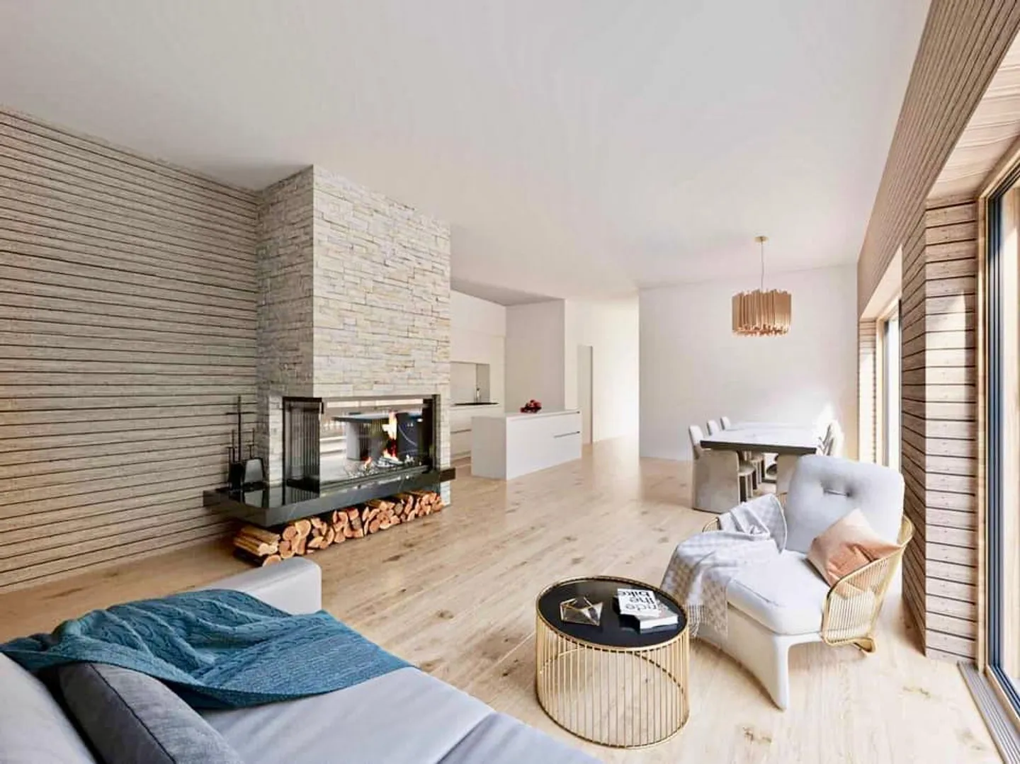 Außergewöhnliche 5,5-Zimmer-Wohnung in Veysonnaz - Ski-in / Ski-out - Foto 6 von 13