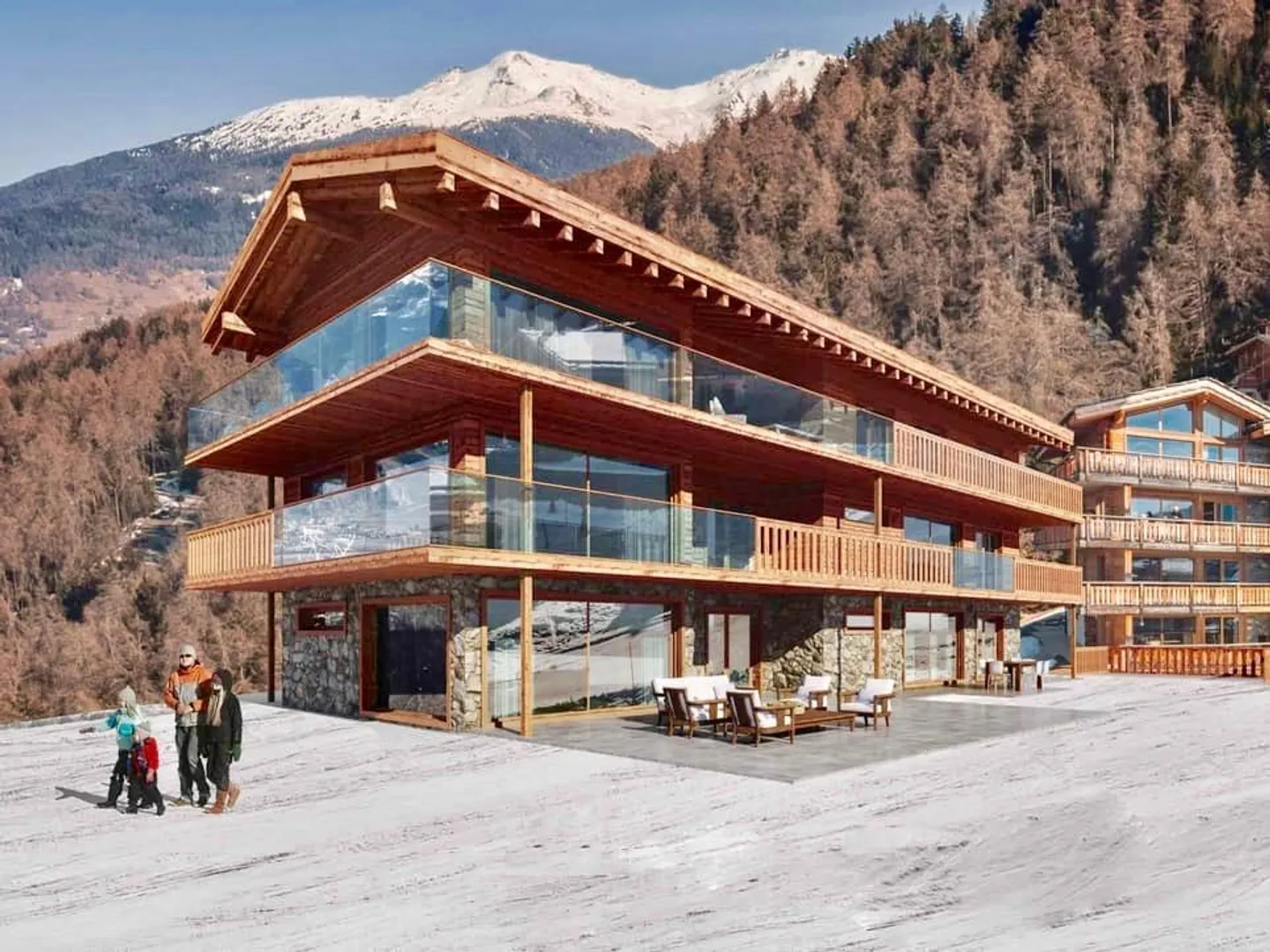 Außergewöhnliche 5,5-Zimmer-Wohnung in Veysonnaz - Ski-in / Ski-out - Foto 13 von 13