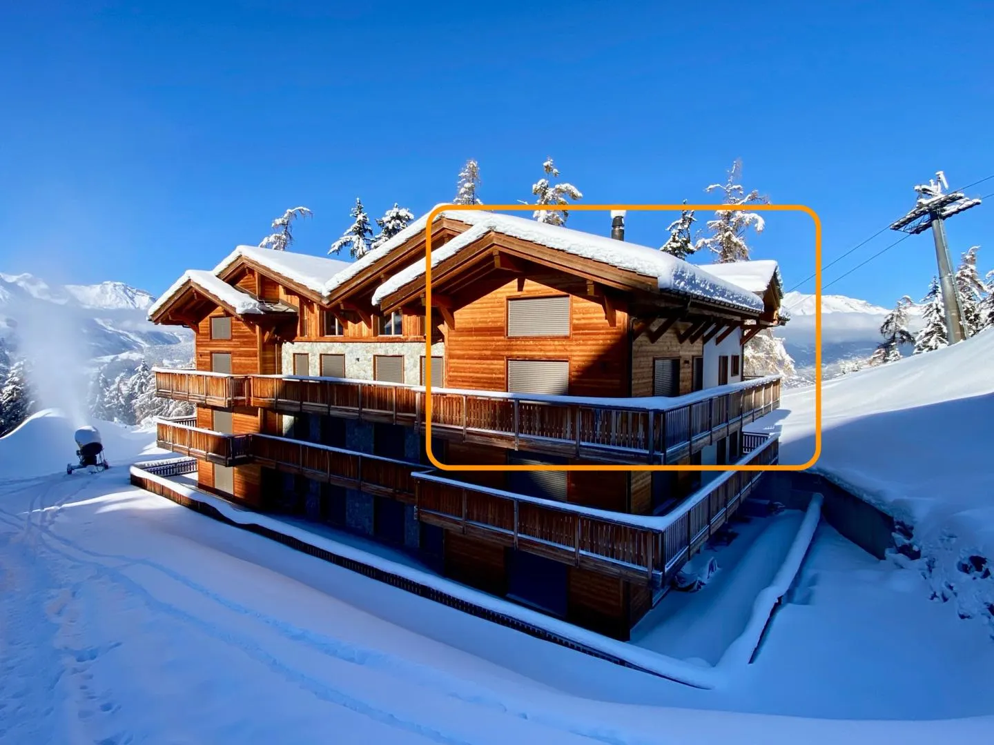 Superb penthouse duplex / ski-in & ski-out on the slopes of Veysonnaz - Photo 4 of 13