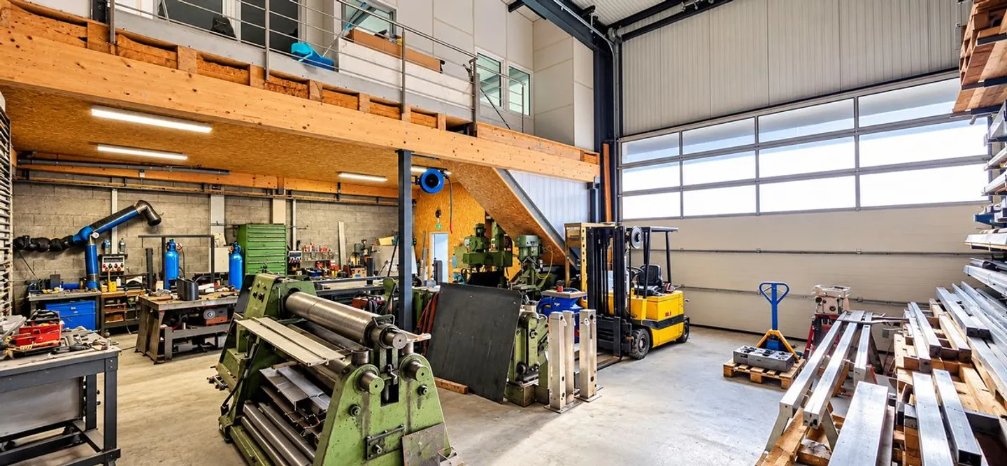 Gewerbehalle mit Werkstatt - Foto 3 von 10