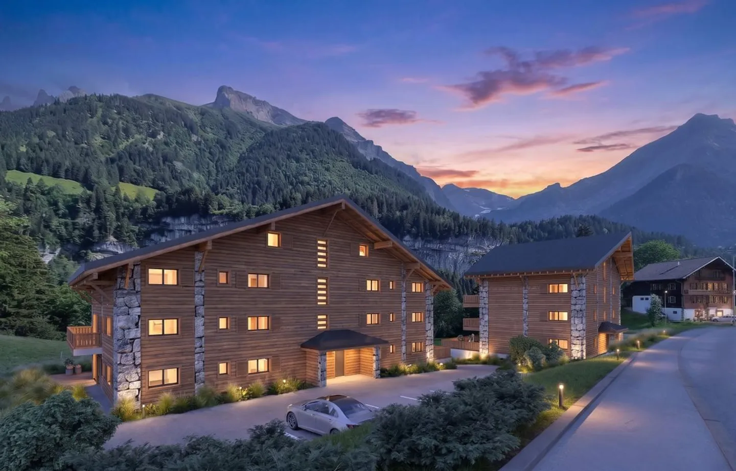 New 3.5-room apartment in Champéry - Main Residence - Sale on plans (lot 17) - Photo 4 of 7