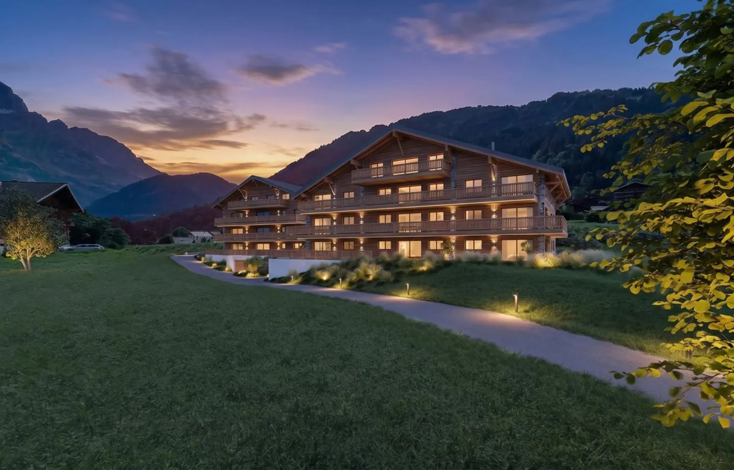 New 4.5-room apartment in Champéry - Main Residence - Sale on plans (lot 19) - Photo 3 of 7
