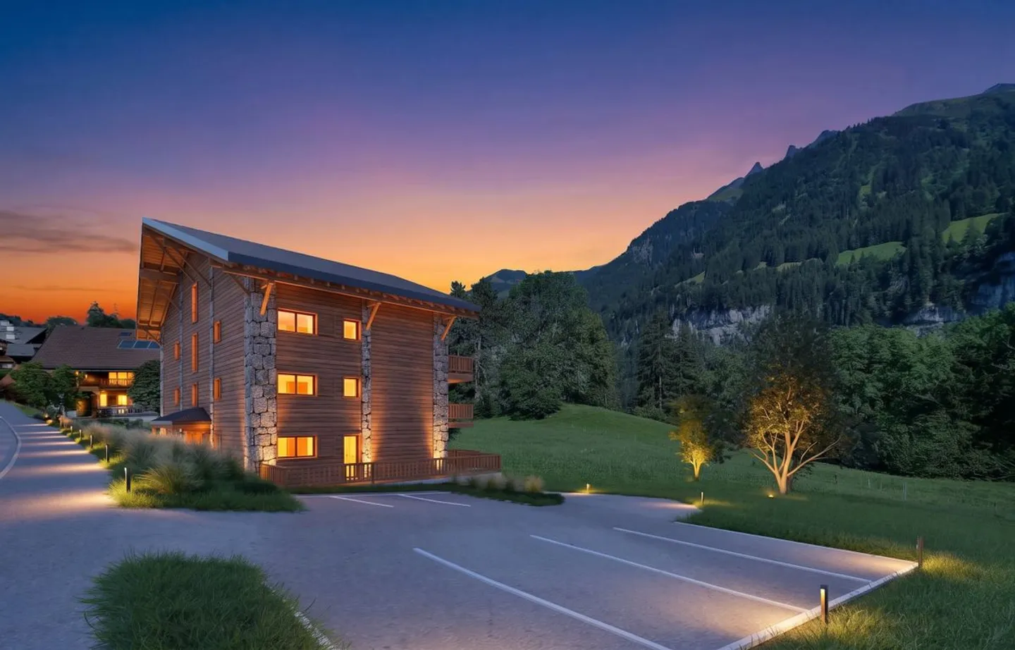 New 2.5-room apartment in the attic in Champéry - Main Residence - Sale on plans (lot 45) - Photo 4 of 7