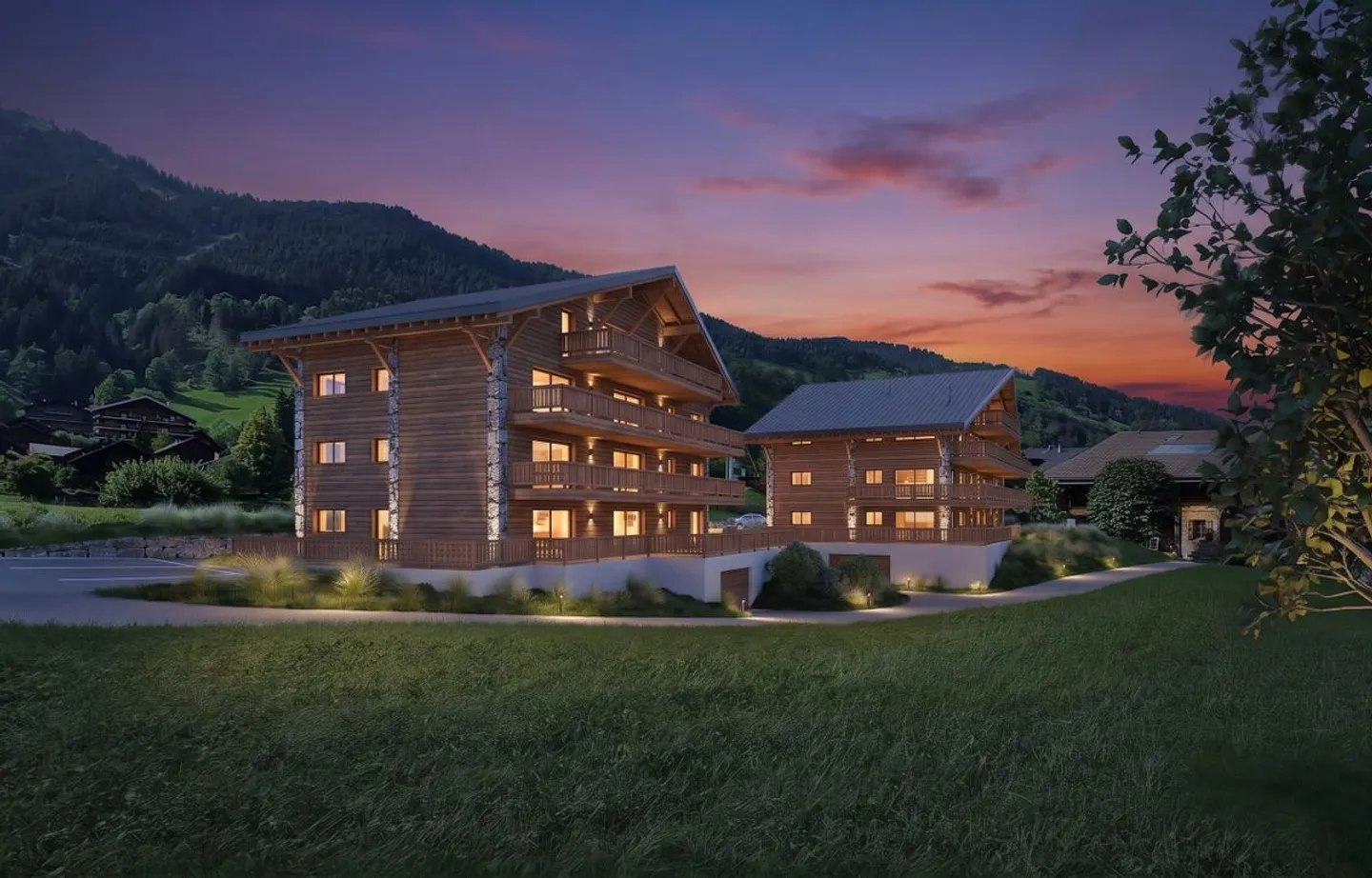 New 4.5-room Duplex Apartment in Champéry - Main Residence - Sale on Plans (lot 46) - Photo 3 of 7