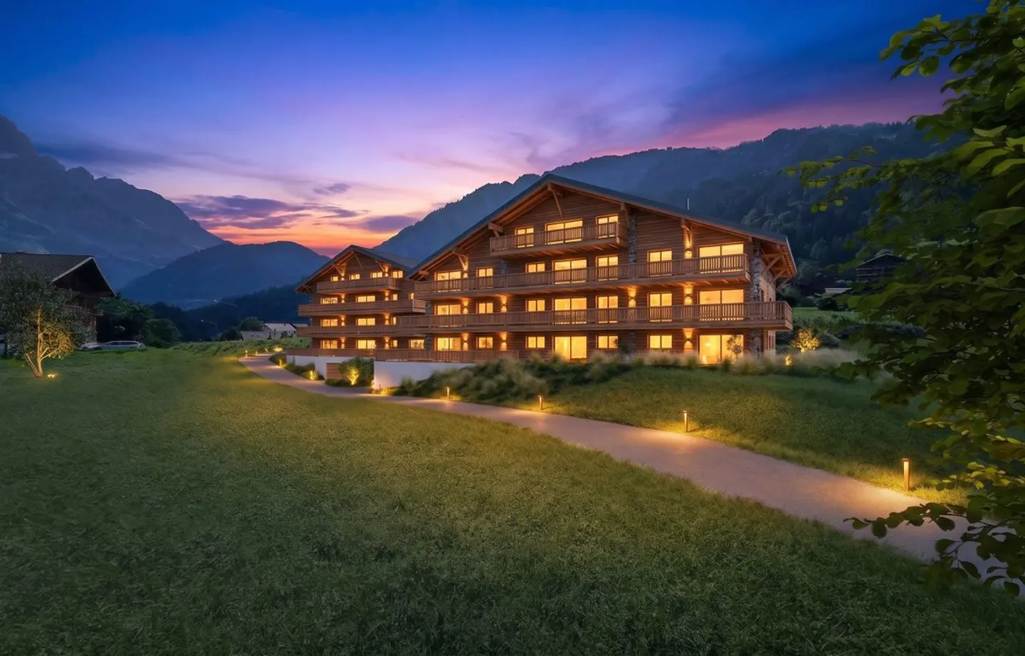 Neue Penthouse-Wohnung 3,5 Zimmer in Champéry - Hauptwohnsitz - Verkauf nach Plänen (Los 23) - Foto 1 von 7