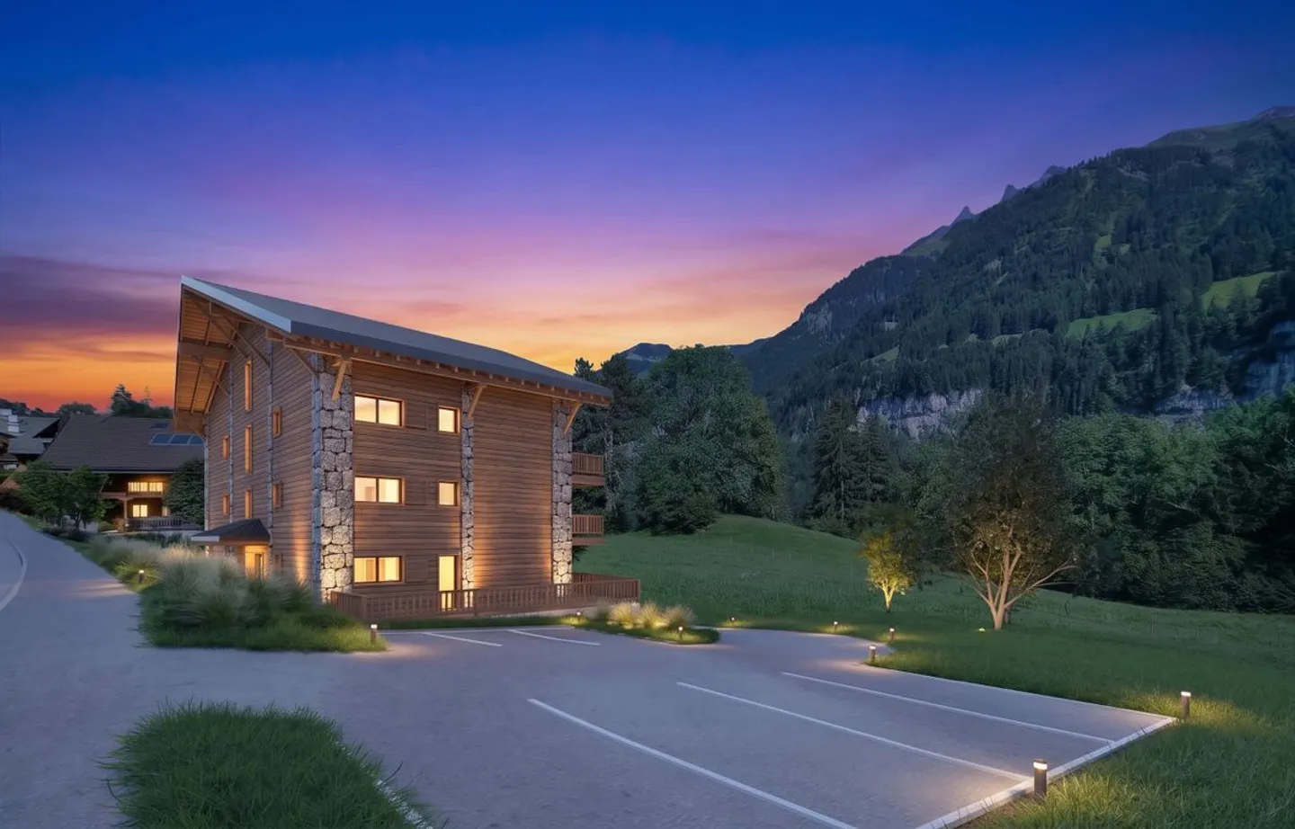 New 3.5-room apartment in Champéry - Main Residence - Sale on plans (lot 41) - Photo 4 of 7