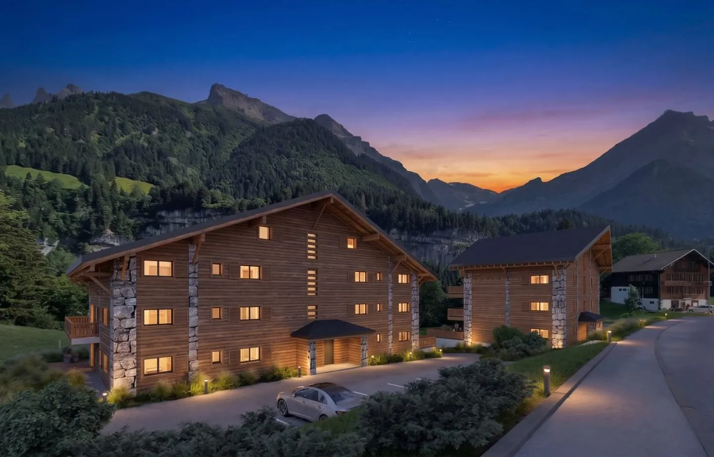 New 2.5 room apartment in Champéry - Main Residence - Sale on plans (lot 21) - Photo 4 of 7