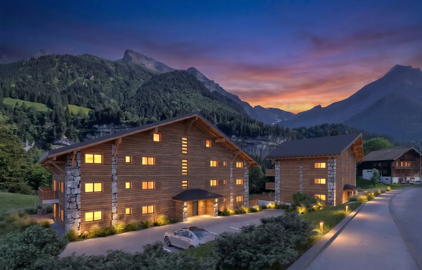 New 3.5-room apartment in Champéry - Main Residence - Sale on plans (lot 20) - Photo 3 of 7