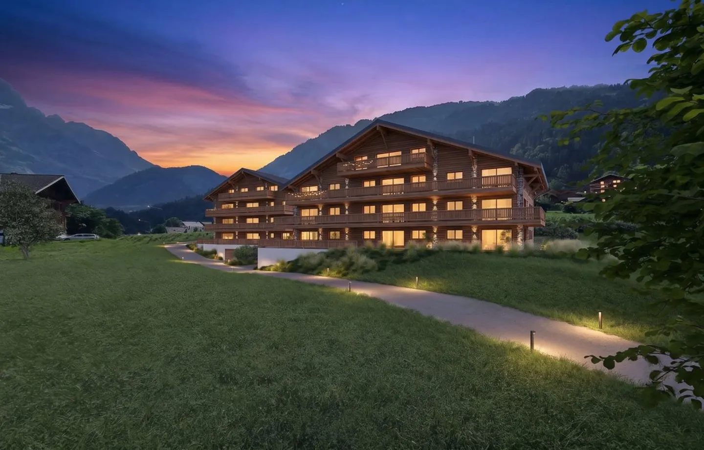New 2.5 room apartment in Champéry - Main Residence - Sale on plans (lot 21) - Photo 3 of 7