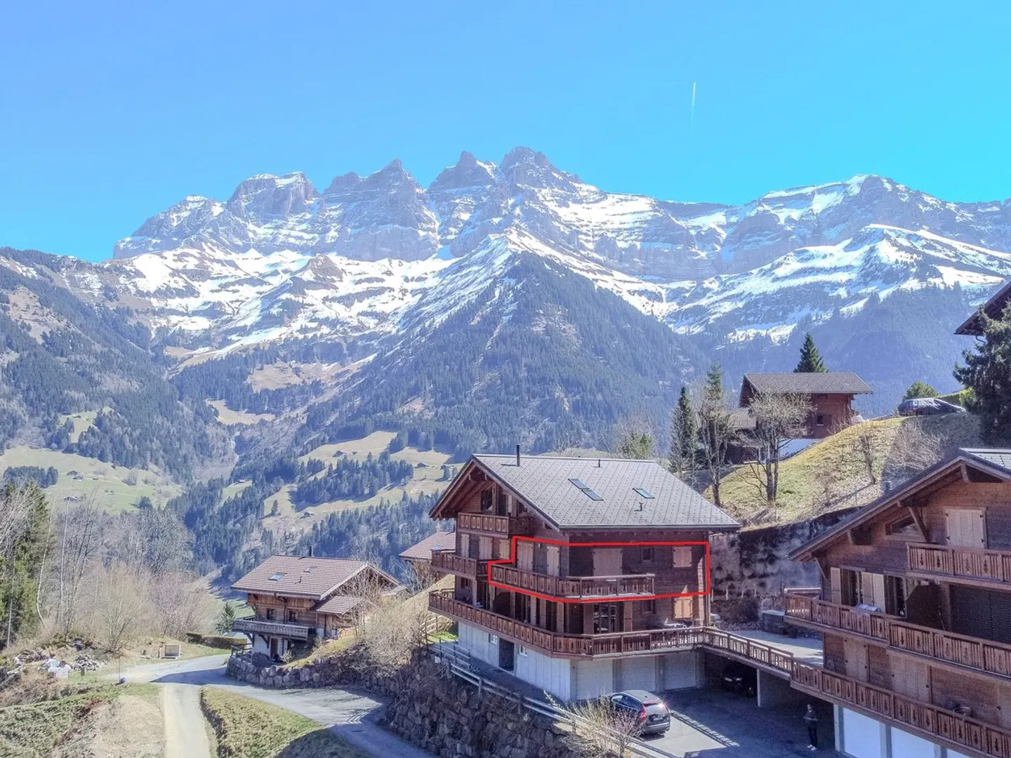 Champéry (Rumières) - Helle 3,5-Zimmer-Wohnung mit großem Balkon, Zweitwohnsitz erlaubt! - Foto 9 von 9
